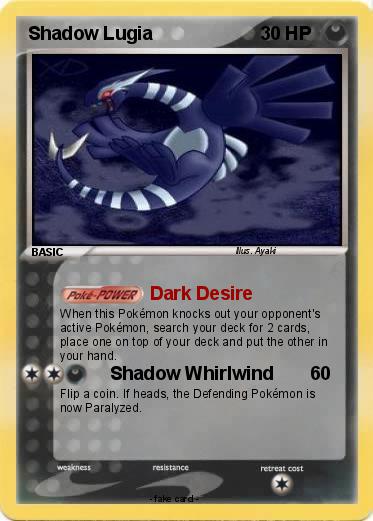 Pokemon Shadow Lugia
