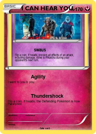 Pokemon I CAN HEAR YOU