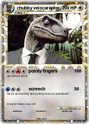 Pokemon chubby velocaraptor
