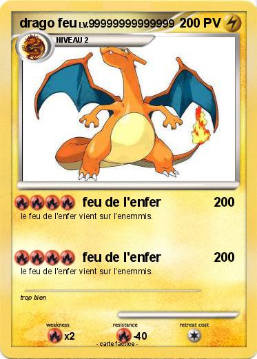 Pokemon drago feu