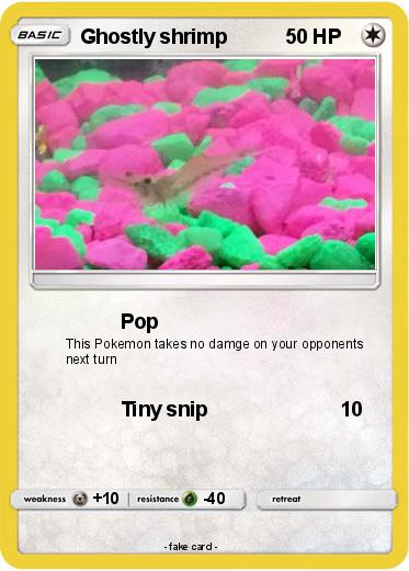 Pokemon Ghostly shrimp