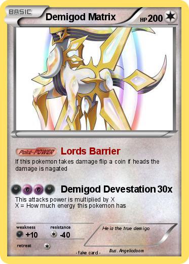 Pokemon Demigod Matrix