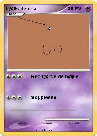 Pokemon b@lls de chat
