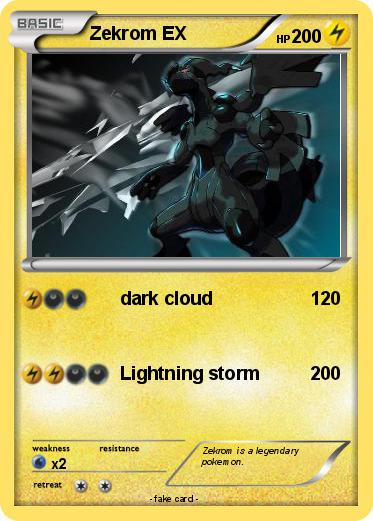 Pokemon Zekrom EX