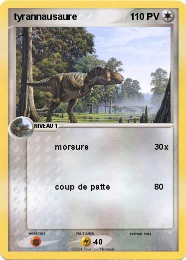 Pokemon tyrannausaure