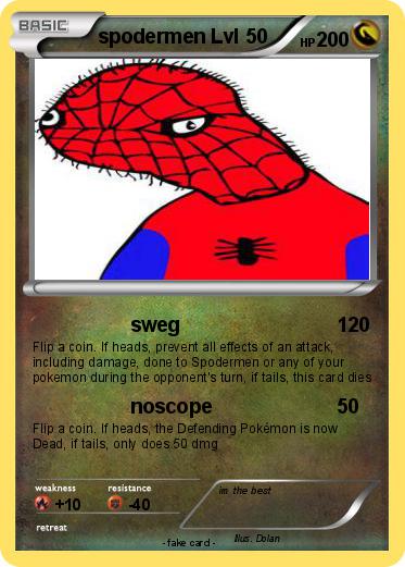 Pokemon spodermen Lvl 50