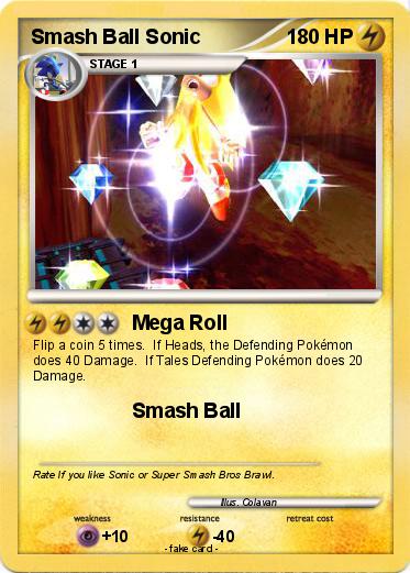 Pokemon Smash Ball Sonic