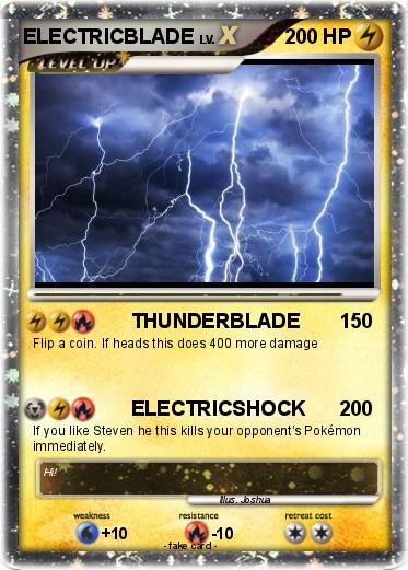 Pokemon ELECTRICBLADE