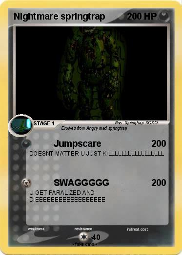 Pokemon Nightmare springtrap