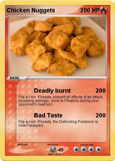 Pokemon Chicken Nuggets