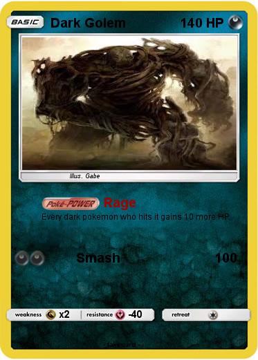 Pokemon Dark Golem