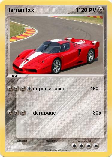 Pokemon ferrari fxx                           1       