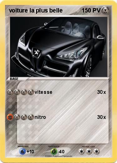 Pokemon voiture la plus belle 