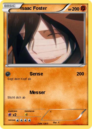 Pokemon Isaac Foster