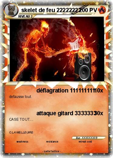 Pokemon skelet de feu 22222222