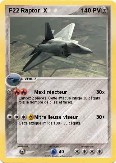 Pokemon F22 Raptor  X