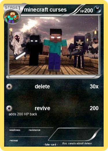 Pokemon minecraft curses