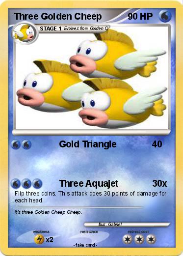 Pokemon Three Golden Cheep