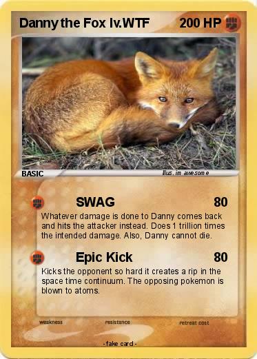 Pokemon Danny the Fox lv.WTF