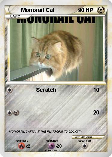 Pokemon Monorail Cat
