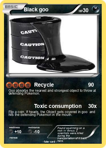 Pokemon Black goo