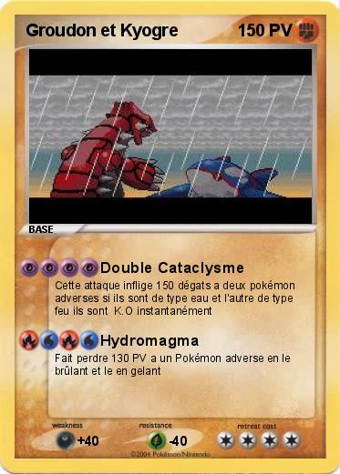 Pokemon Groudon et Kyogre