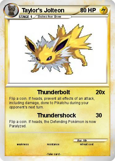 Pokemon Taylor's Jolteon