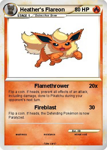 Pokemon Heather's Flareon