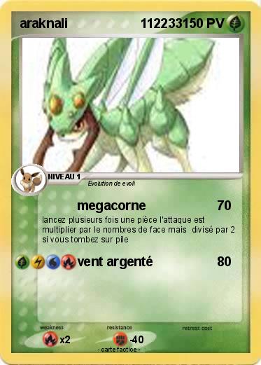 Pokemon araknali                    112233