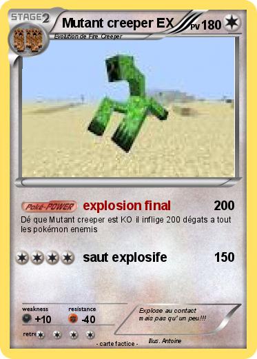 Pokemon Mutant creeper EX