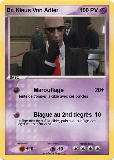 Pokemon Dr. Klaus Von Adler