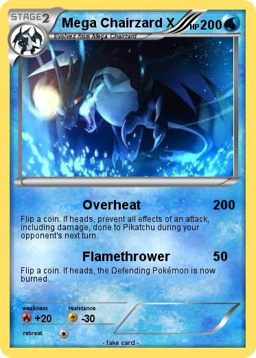 Pokemon Mega Chairzard X