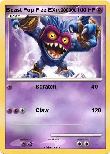 Pokemon Beast Pop Fizz EX