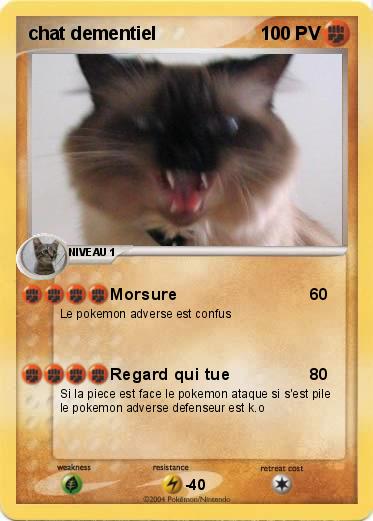 Pokemon chat dementiel