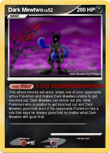 Pokemon Dark Mewtwo