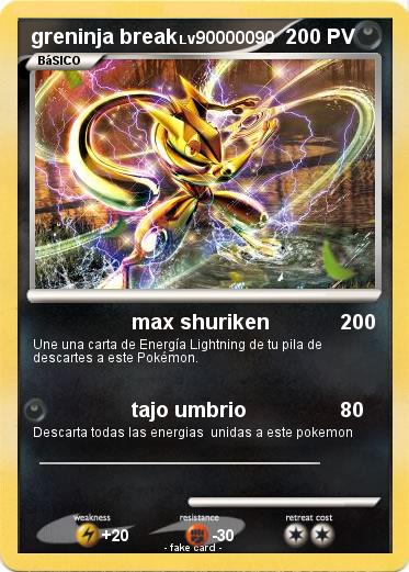 Pokemon greninja break