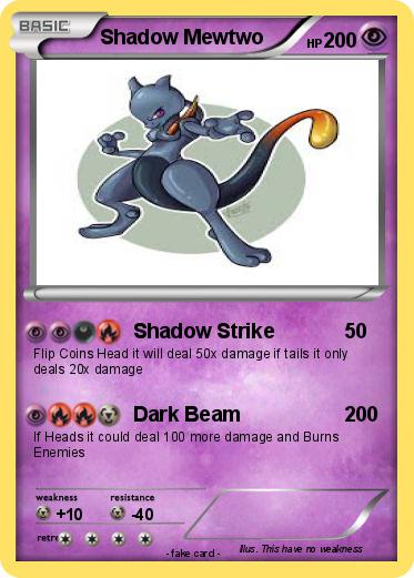 Pokemon Shadow Mewtwo
