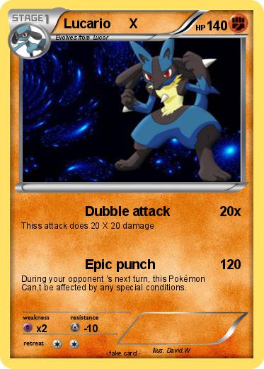 Pokemon Lucario     X