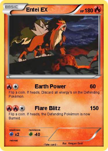Pokemon Entei EX
