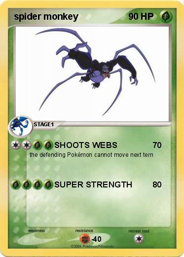 Pokemon spider monkey