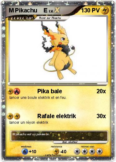 Pokemon M Pikachu    E