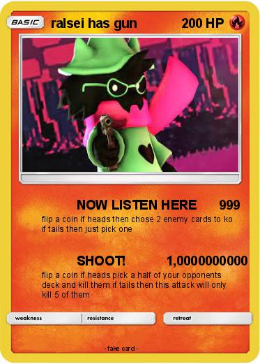 Pokemon ralsei has gun