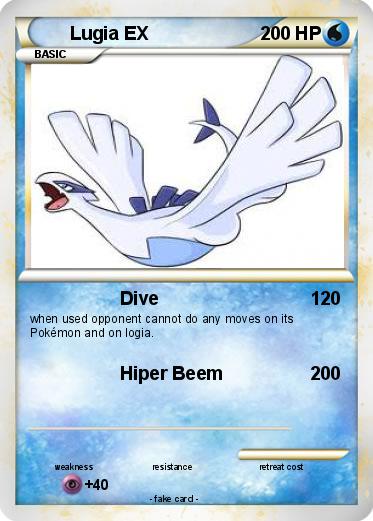 Pokemon Lugia EX