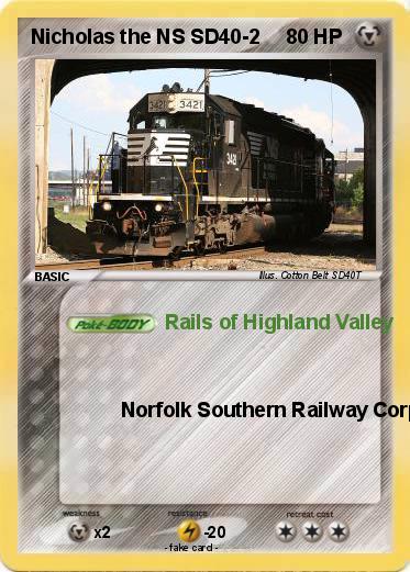 Pokemon Nicholas the NS SD40-2