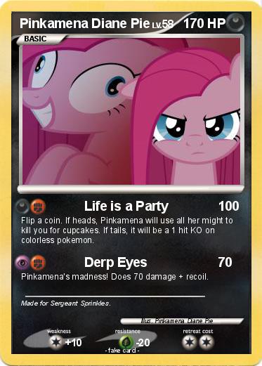 Pokemon Pinkamena Diane Pie