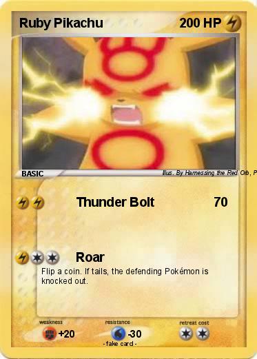 Pokemon Ruby Pikachu