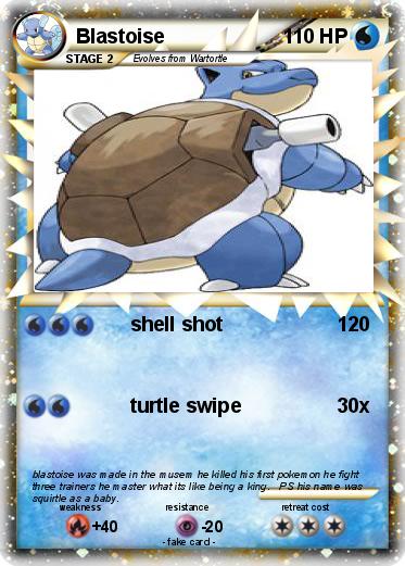 Pokemon Blastoise