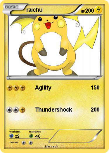 Pokemon raichu