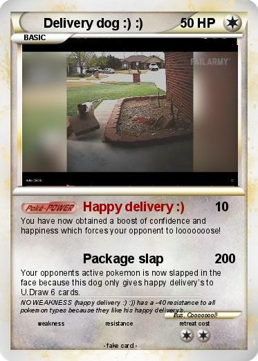 Pokemon Delivery dog :) :)