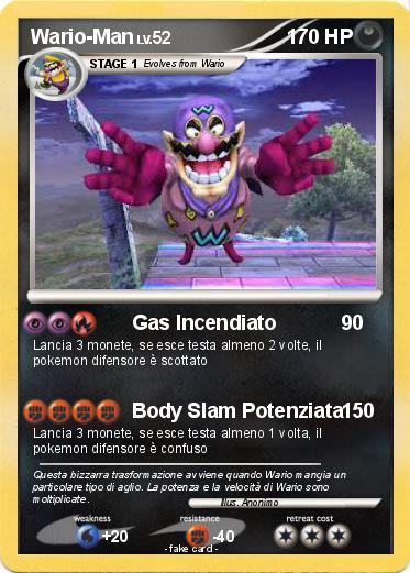 Pokemon Wario-Man